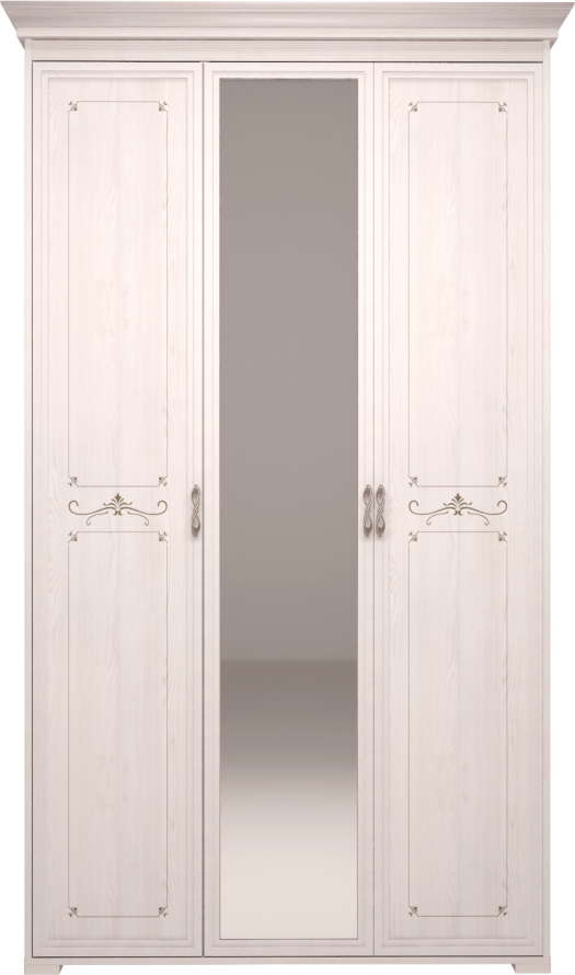 Шкаф для платья и белья с зеркалом Афродита 06