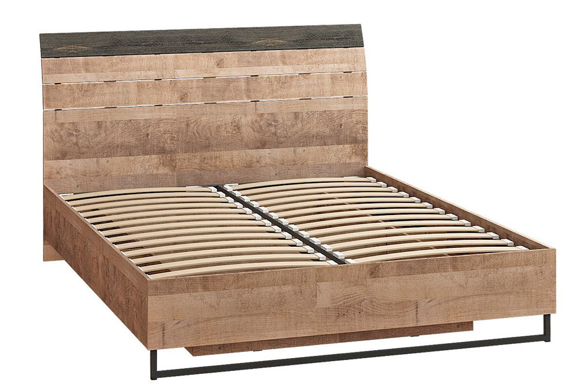 Трувор Кровать 11.34 с подъёмным механизмом 160х200 Дуб Гранж Песочный/Интра