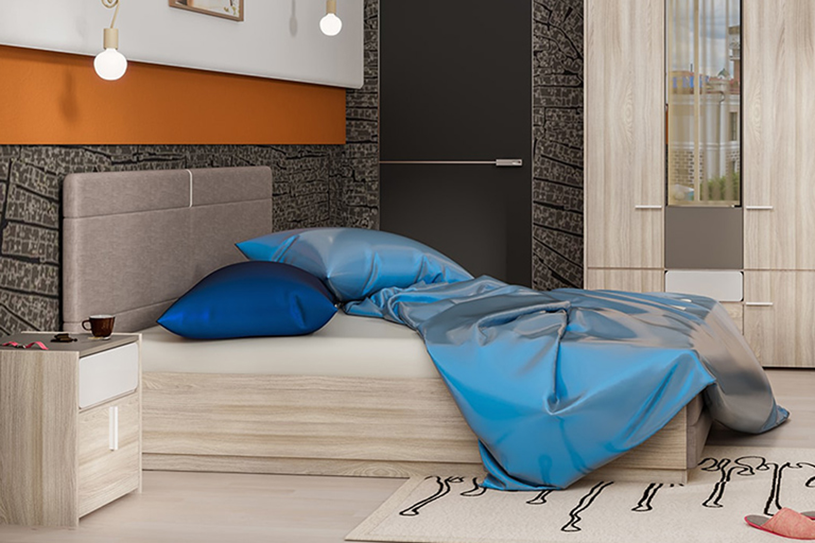 Элен Кровать 140 см с подъёмным механизмом