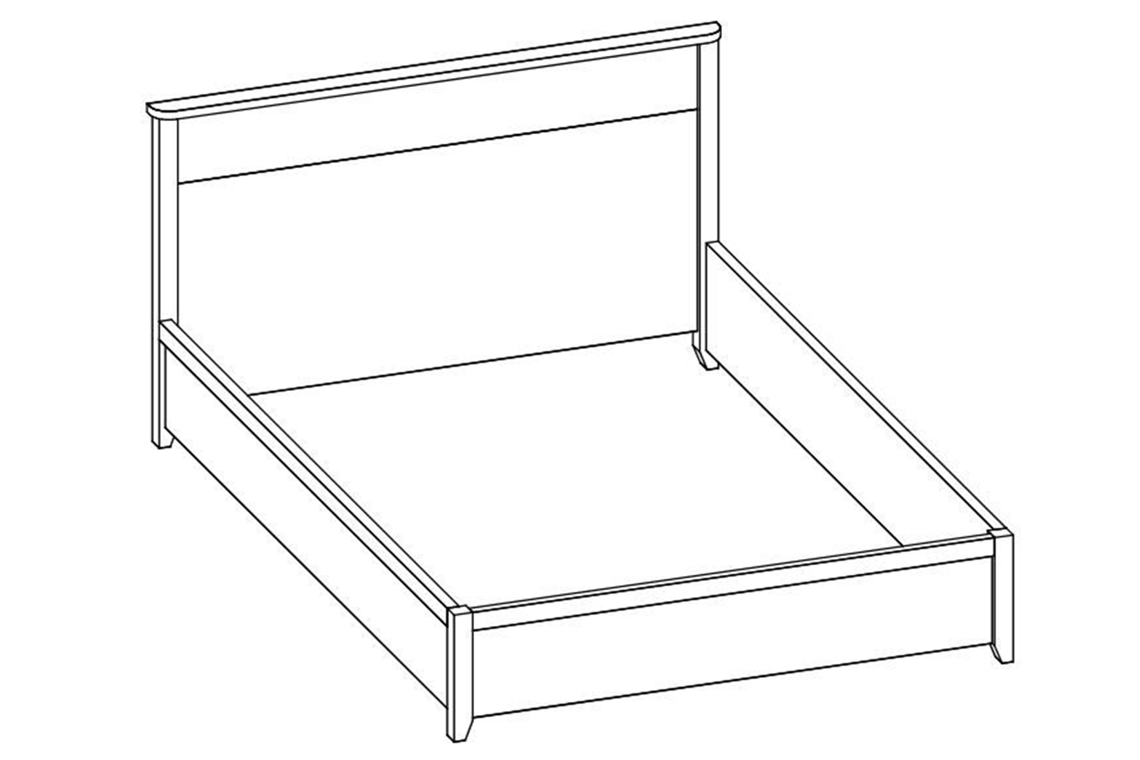 Норвуд 33 Кровать (1400) (каркас)