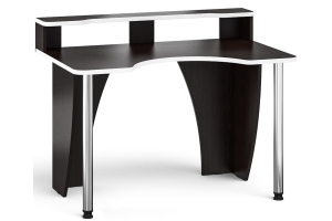 С-МД-СК2Н-1200-750 Игровой стол с надстройкой Венге/кромка белая