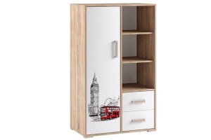 Бланка Стеллаж книжный малый Фотопечать