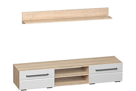 Полка с тумбой Милан ТБ-11, дуб