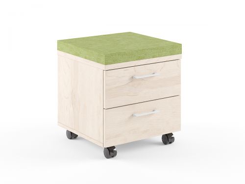 Тумба мобильная с подушкой ХМС-2D L465xS450xH504