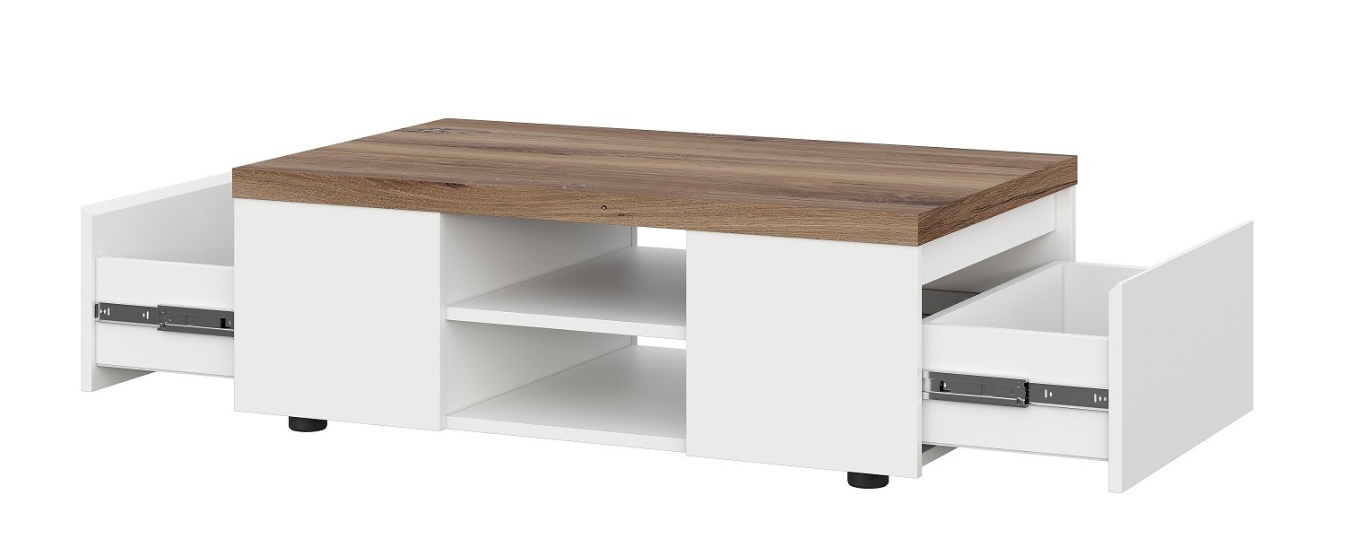 Стол журнальный Одри 2, белый