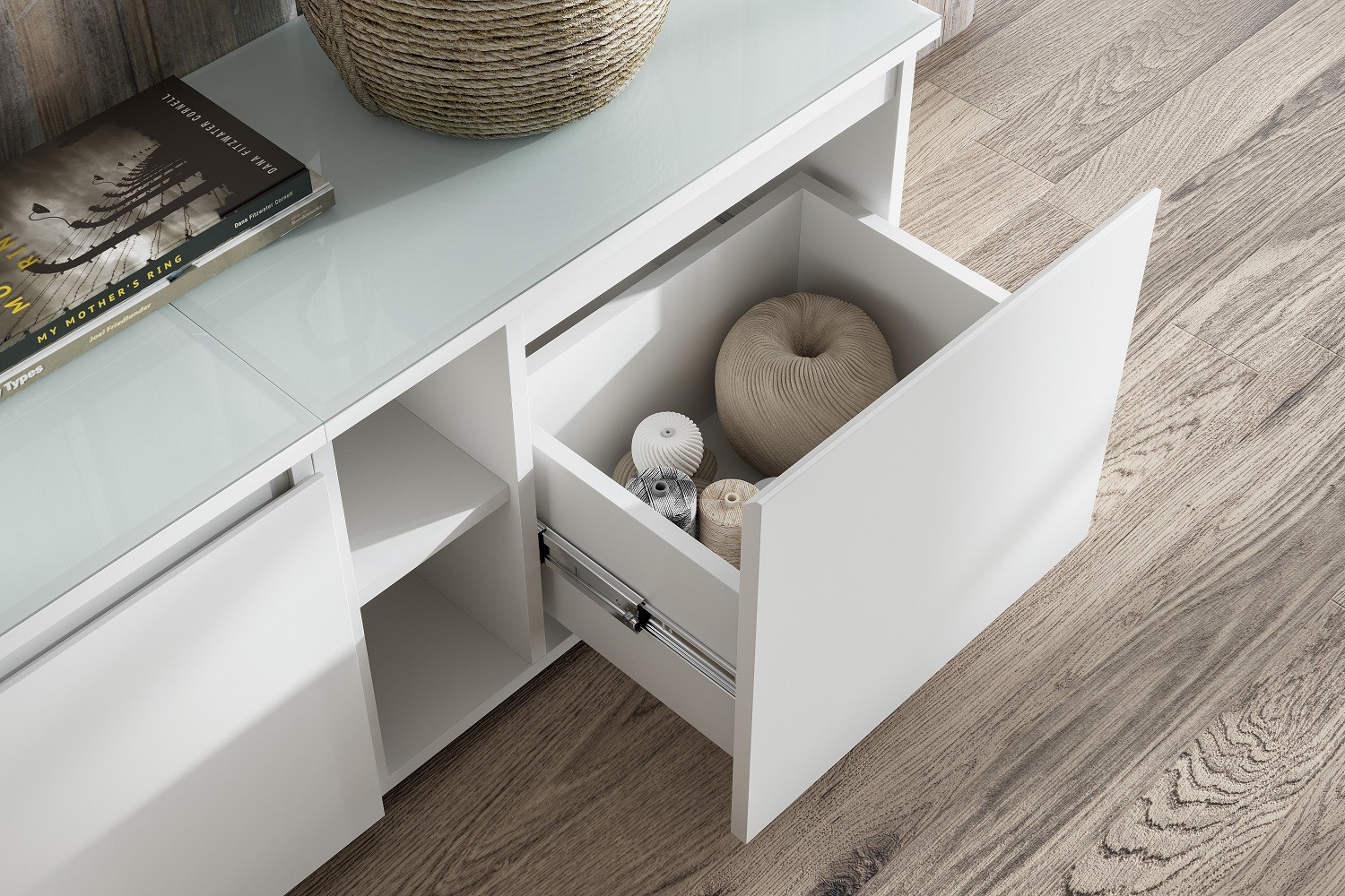 Герда Комплект 2 Гостиная Белый