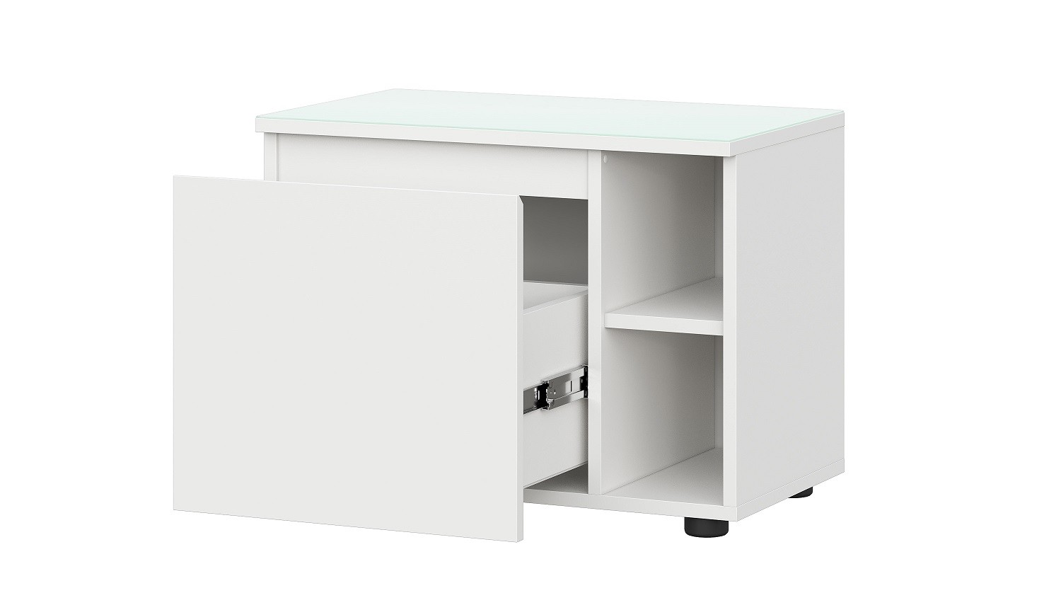 Тумба прикроватная Одри, белый