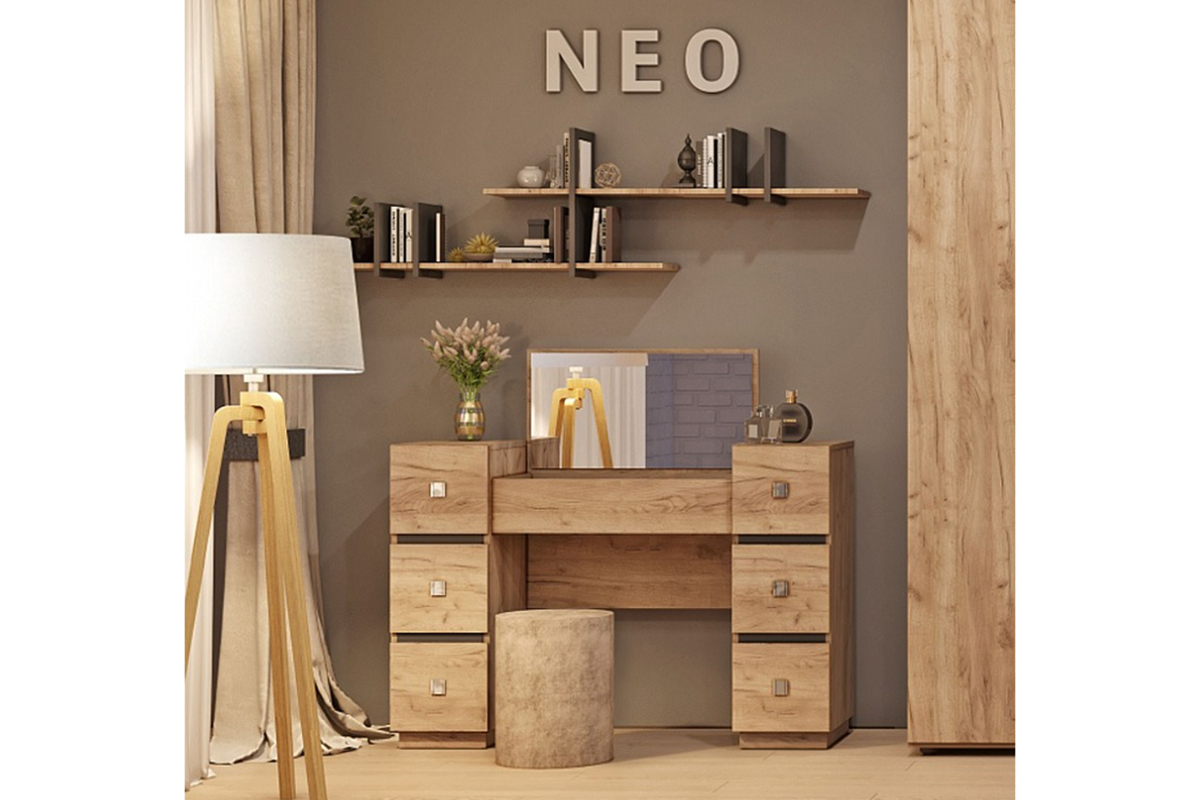 Столик туалетный Neo 43, дуб табачный