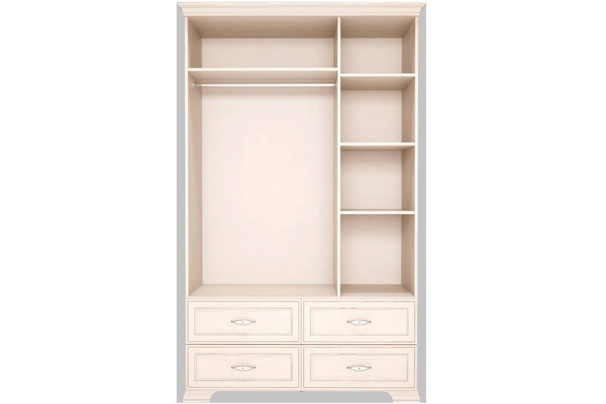 Шкаф для одежды 3-х дверный с ящиками Венеция 01