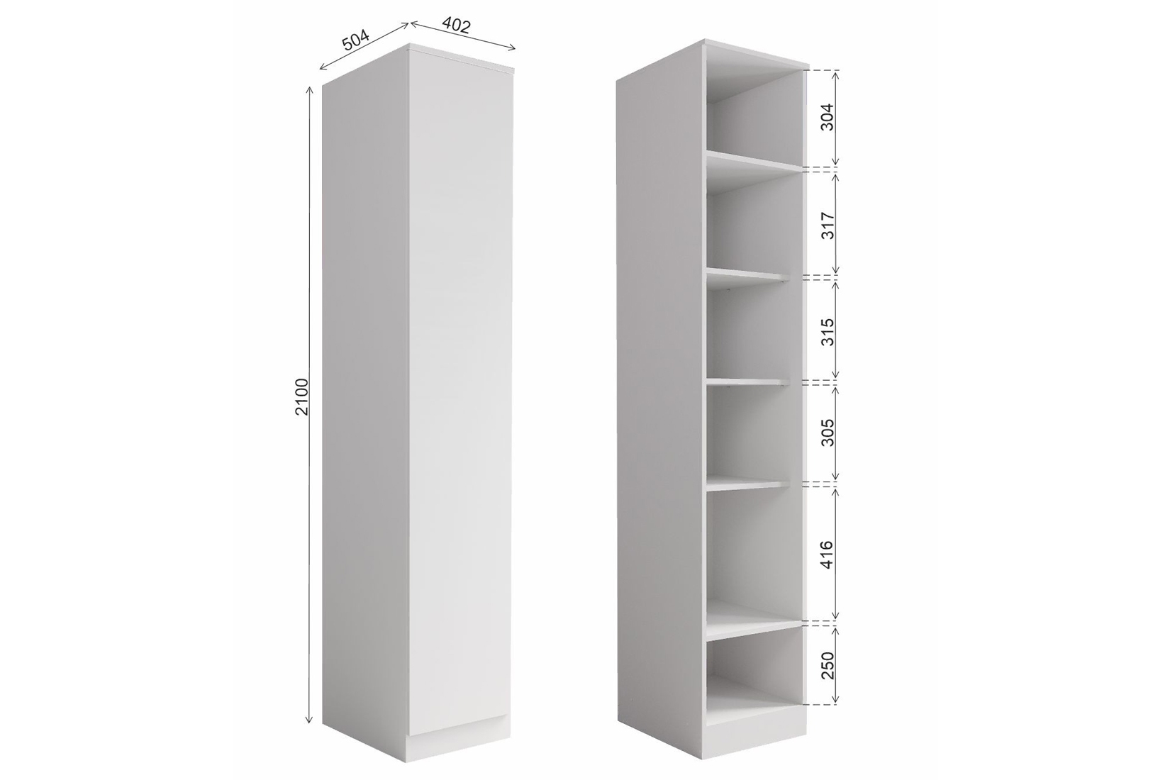 Мори 400.1 Шкаф Графит