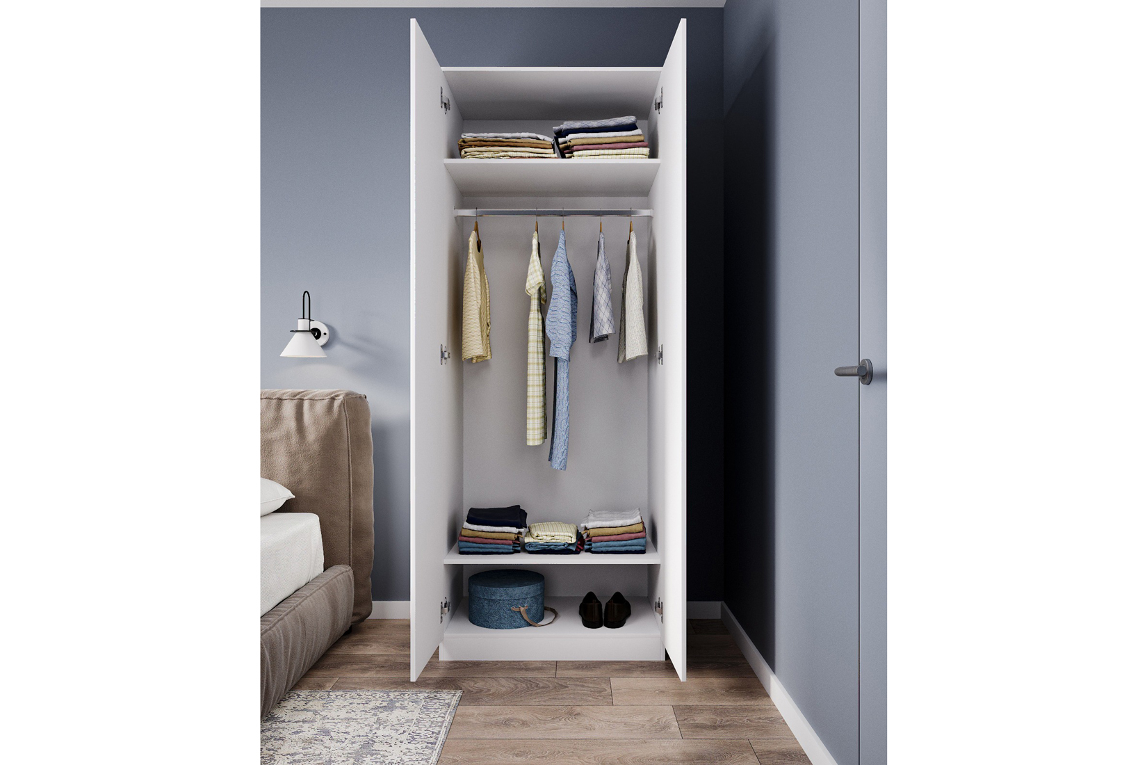 Мори 800.1 Шкаф Белый