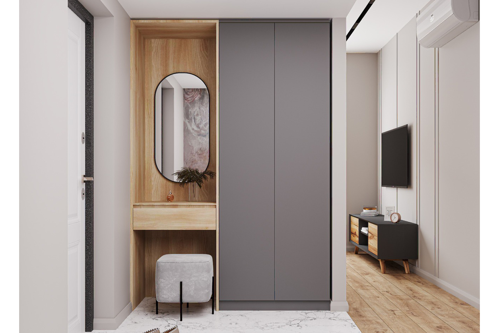 Челси-Мори 800.1 Шкаф Графит