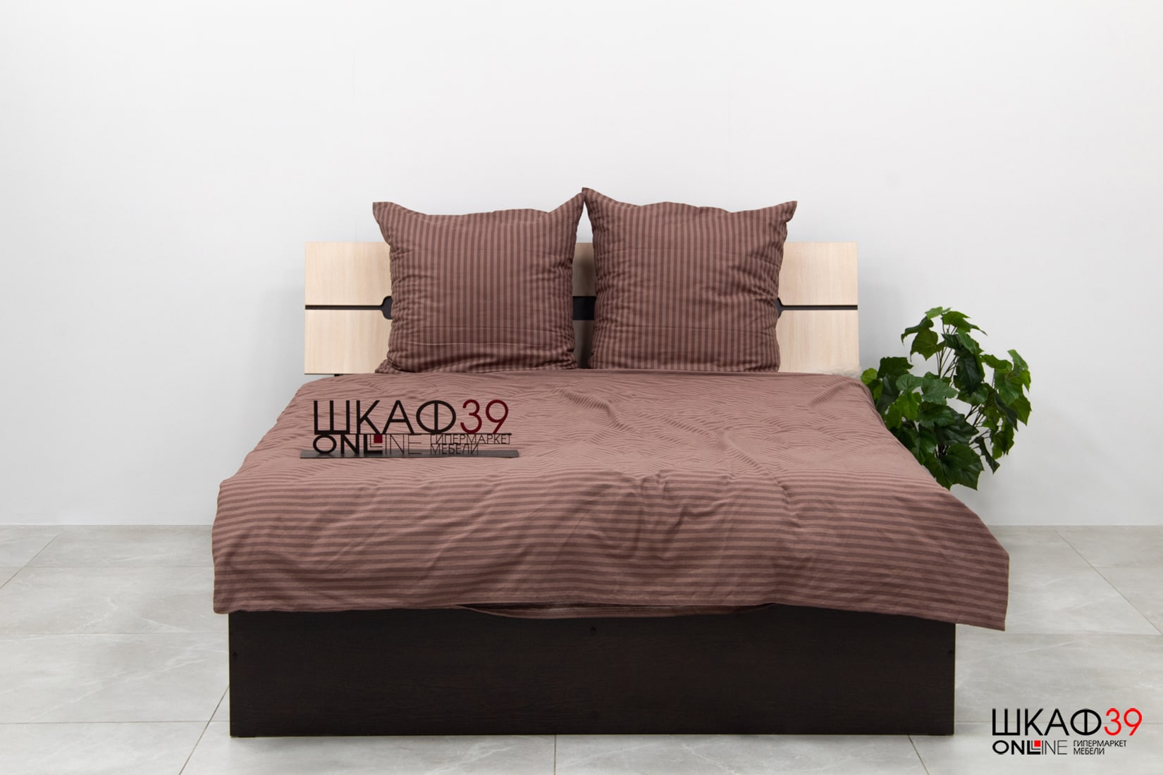Гавана Кровать 1,4 с ДСП настилом венге/дуб молочный