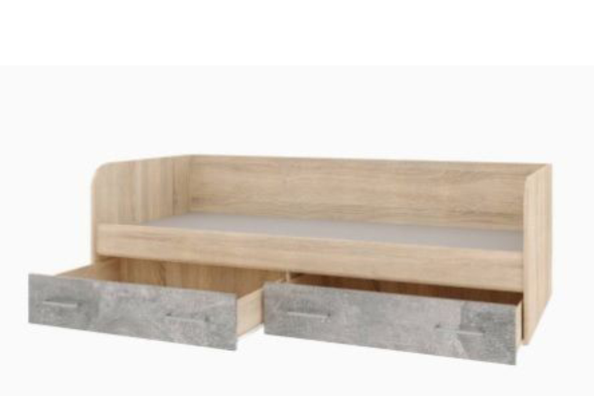 Кровать с ящиками Колибри 80х186, ателье