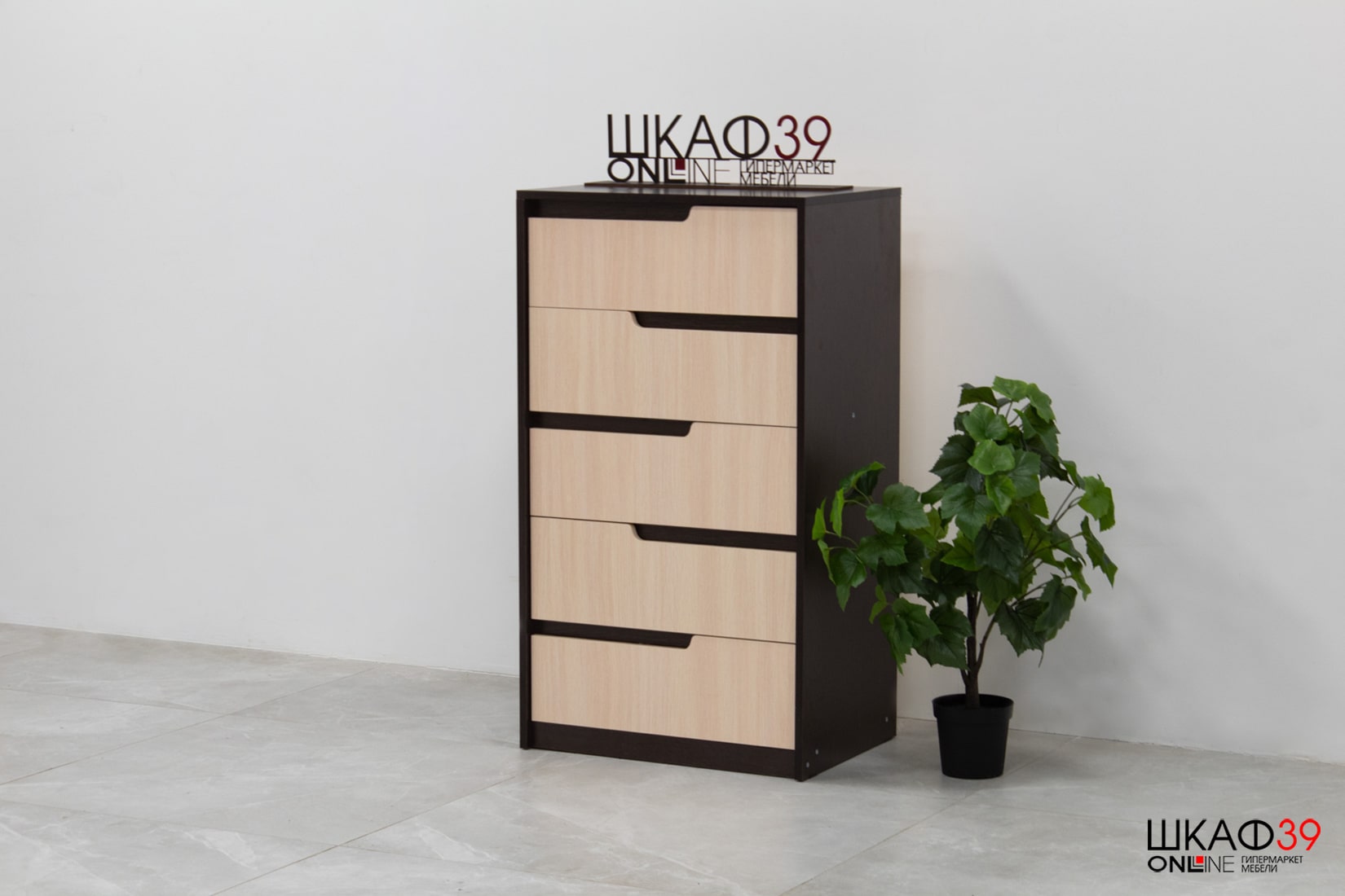 Комод высокий Гавана, Дуб молочный