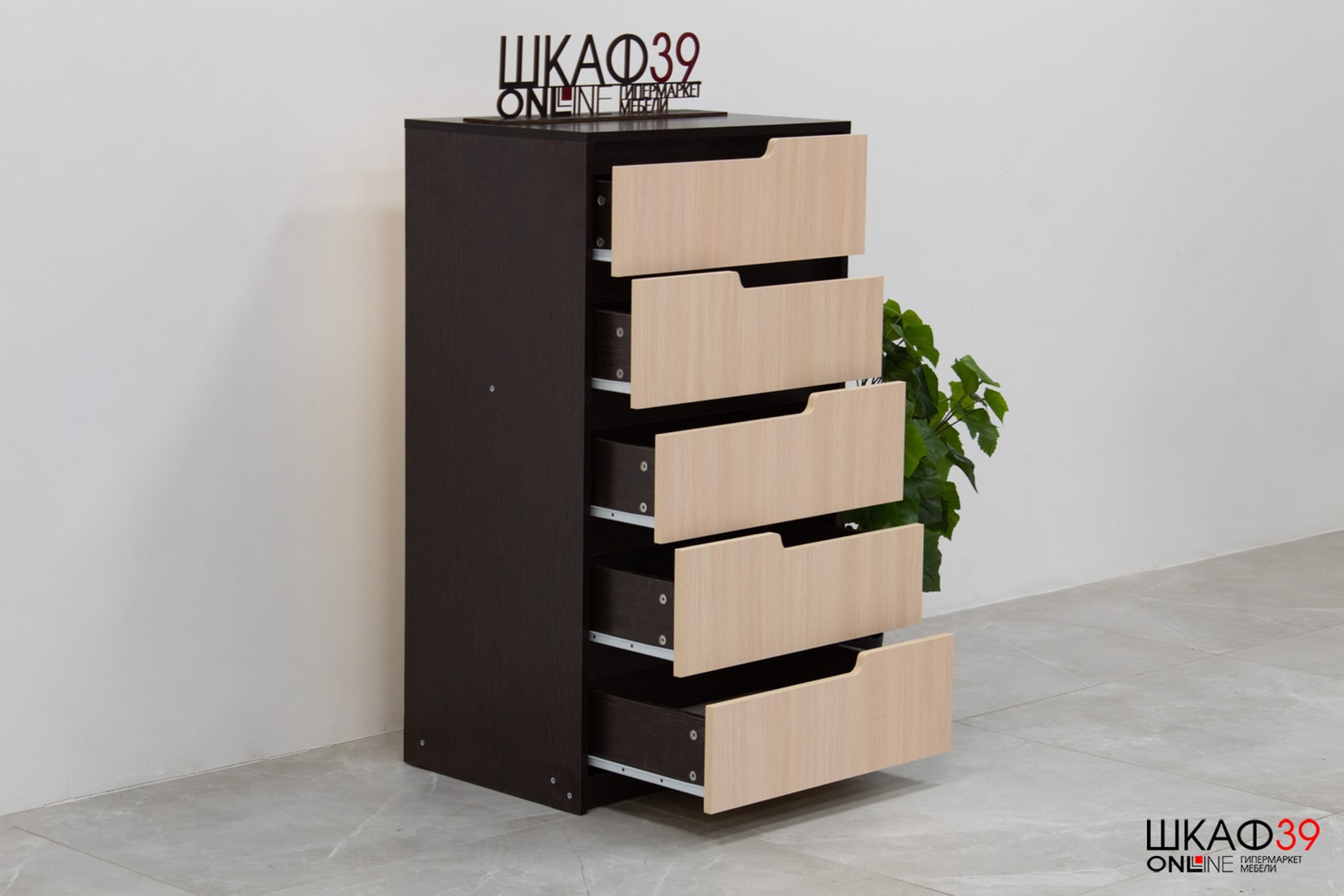 Комод высокий Гавана, Дуб молочный