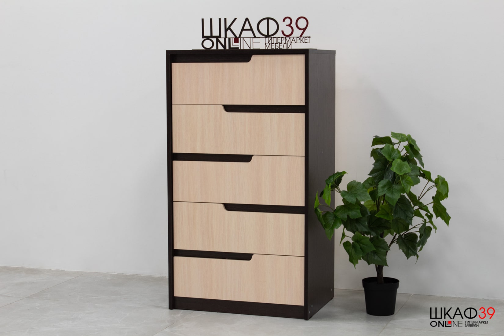 Комод высокий Гавана, Дуб молочный