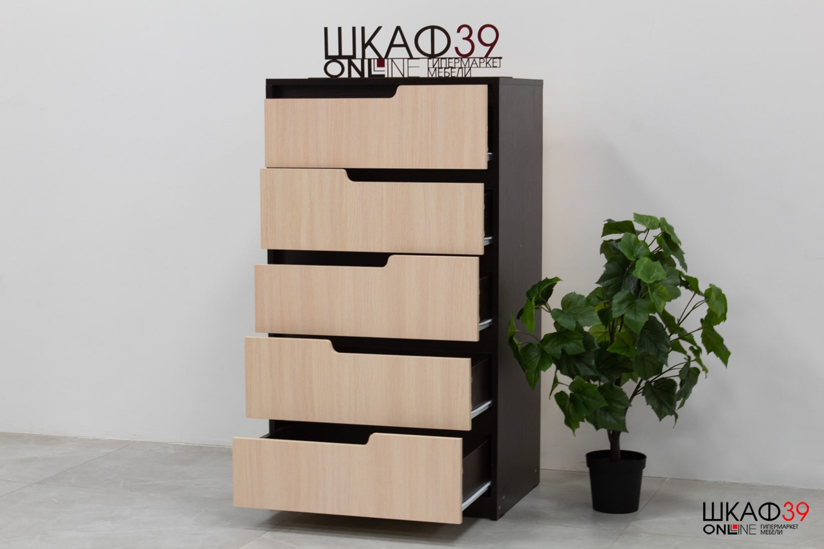 Комод высокий Гавана, Дуб молочный