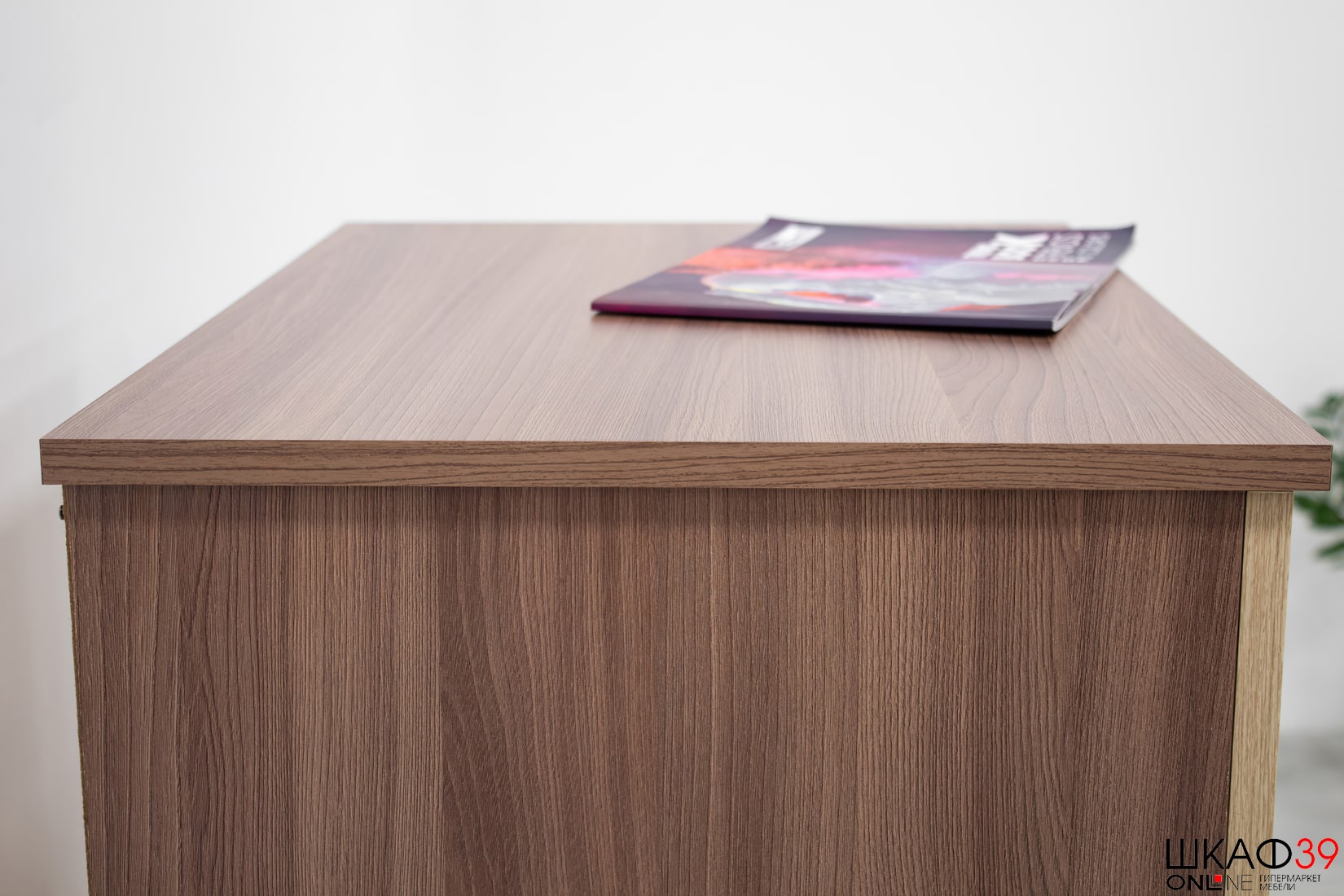 Комод высокий Катрин 4, ясень шимо/дуб сонома
