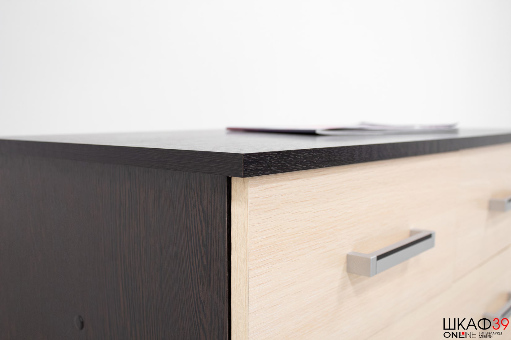 Комод большой Катрин 5, венге/дуб молочный