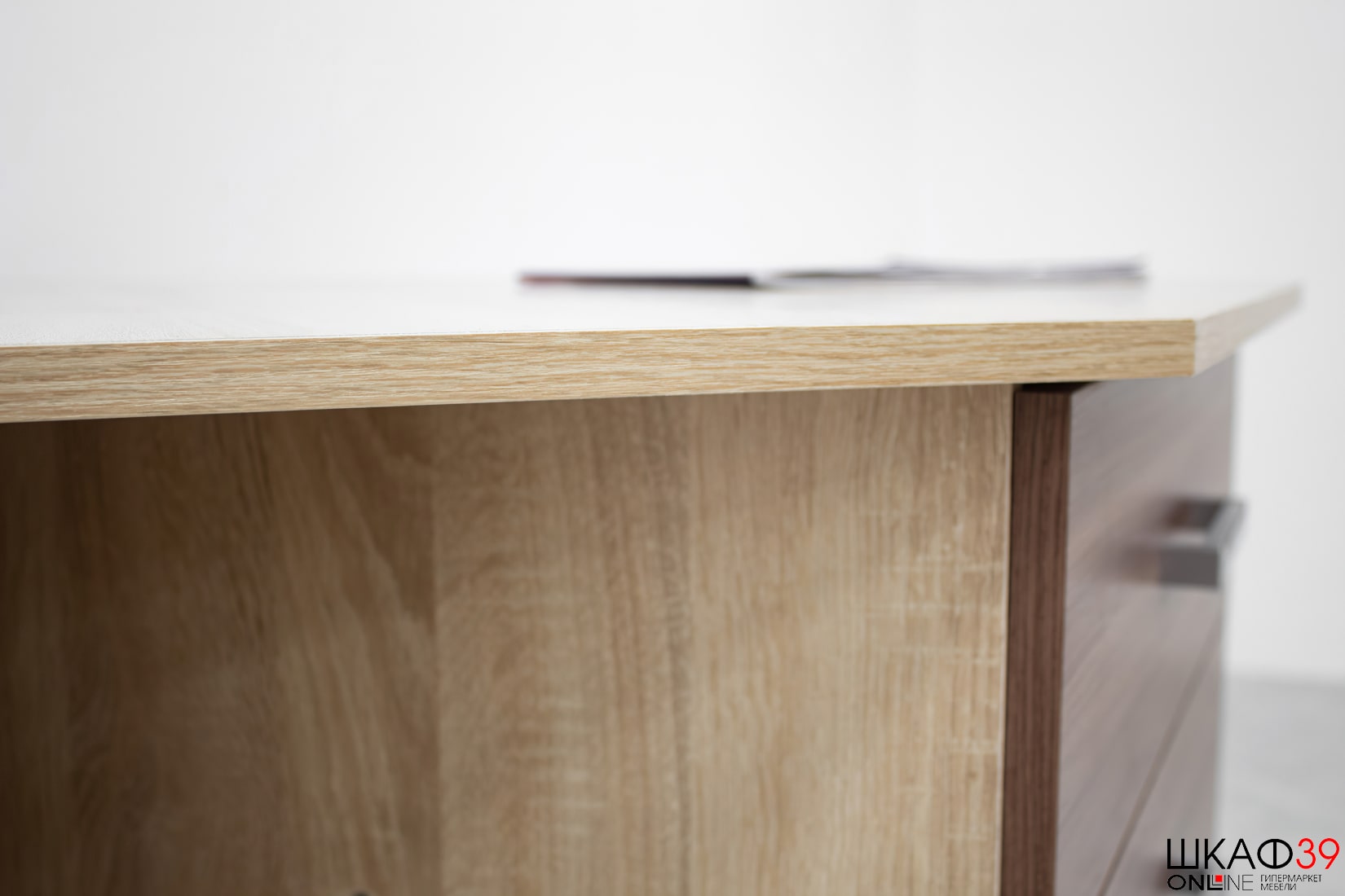 Комод угловой Катрин 7, ясень шимо/дуб сонома