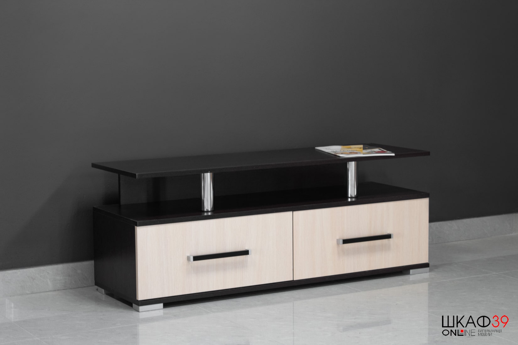 Тумба под телевизор 041С, венге