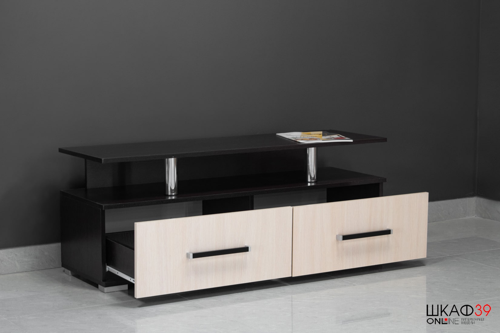 Тумба под телевизор 041С, венге