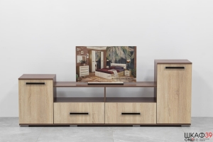 Тумба под ТВ Парус 2, ясень шимо/дуб сонома