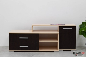 Тумба под ТВ Парус 3, венге/дуб молочный
