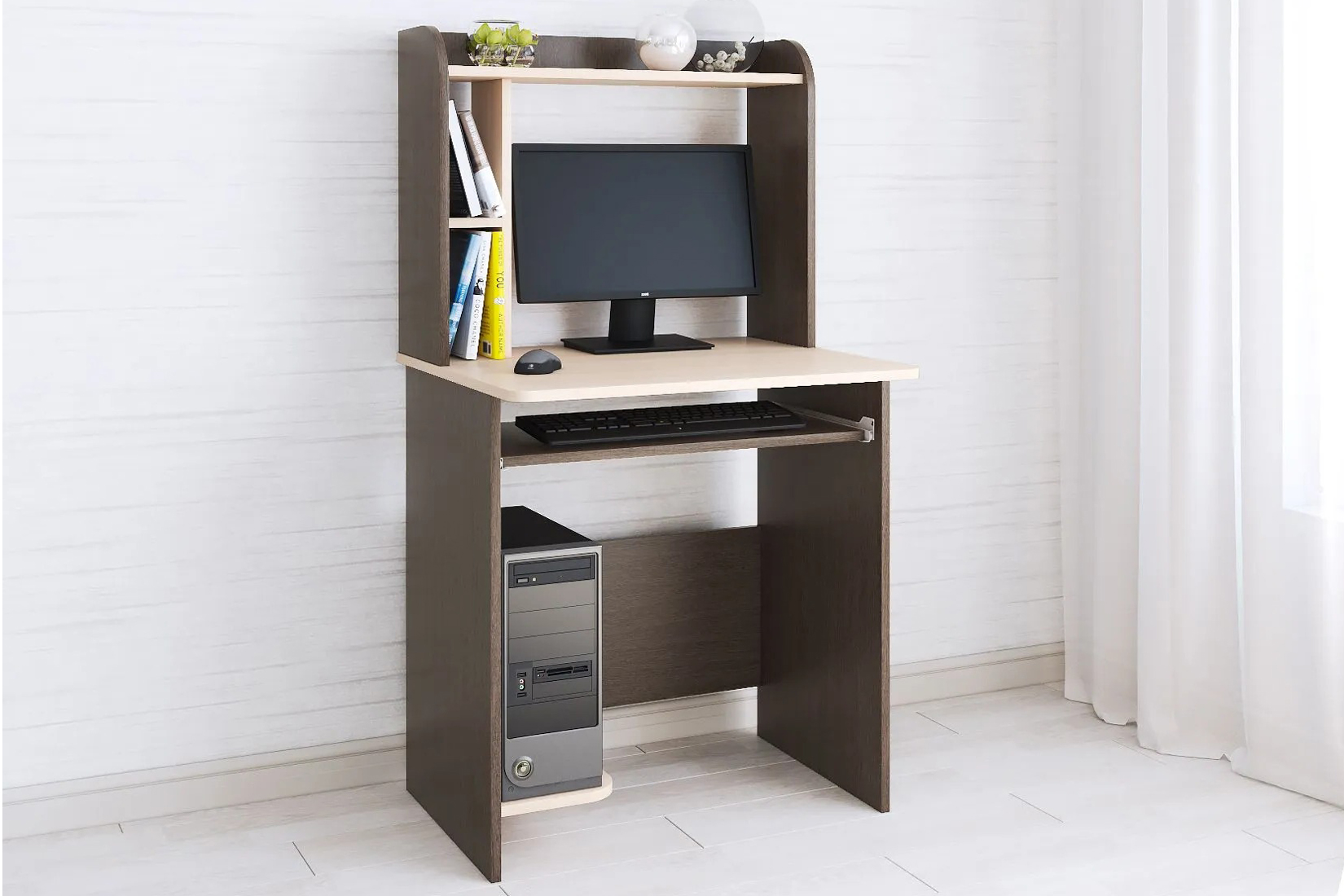 Стол компьютерный Грета-1, венге