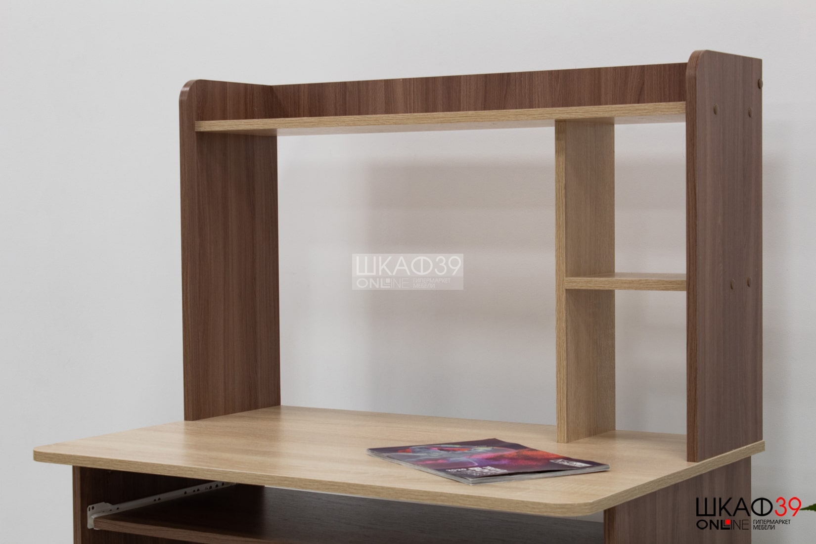 Стол компьютерный Грета-2, ясень шимо