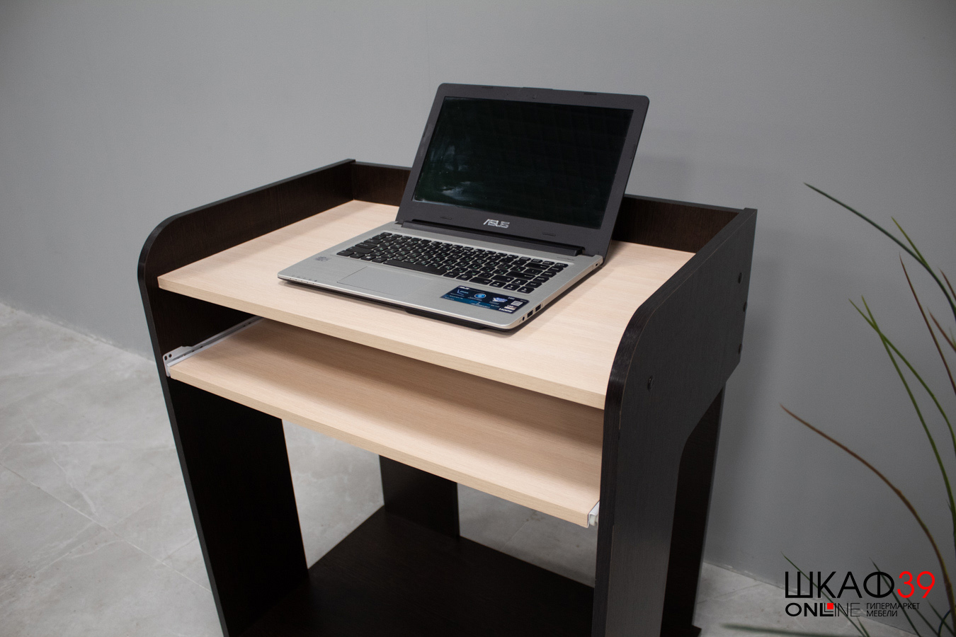 Стол компьютерный Грета-10, венге