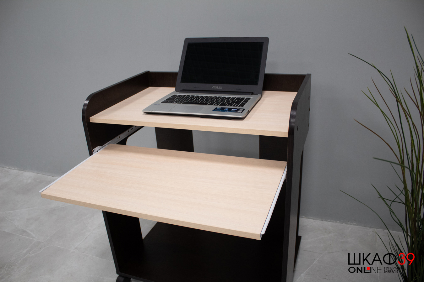 Стол компьютерный Грета-10, венге