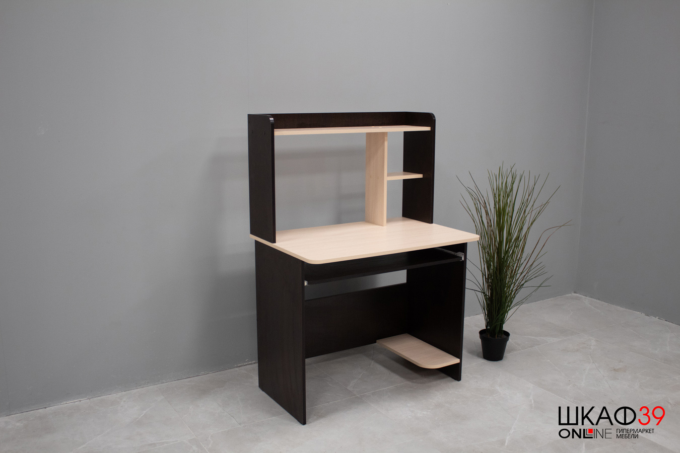 Стол компьютерный Грета-10, венге