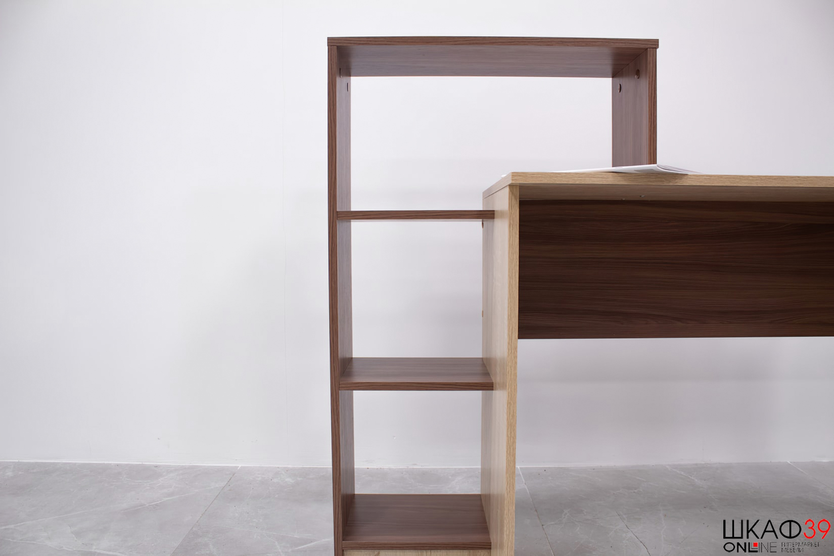 Стол компьютерный Квартет-2 , ясень шимо