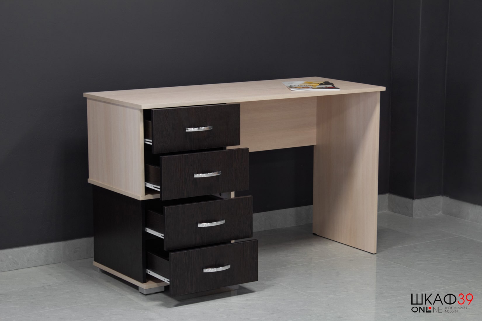 Стол письменный Сити-2, венге