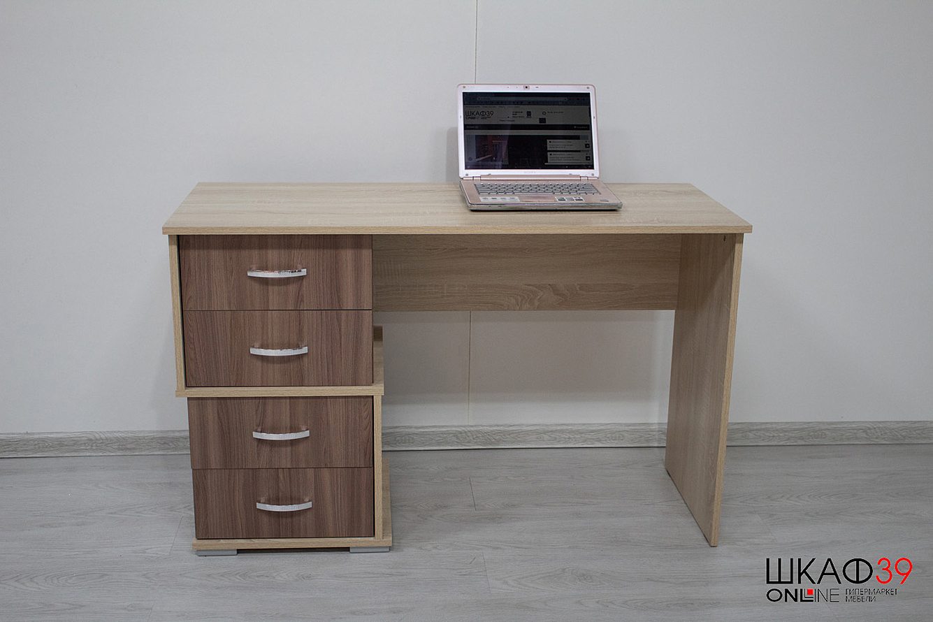 Стол письменный Сити-2, ясень шимо