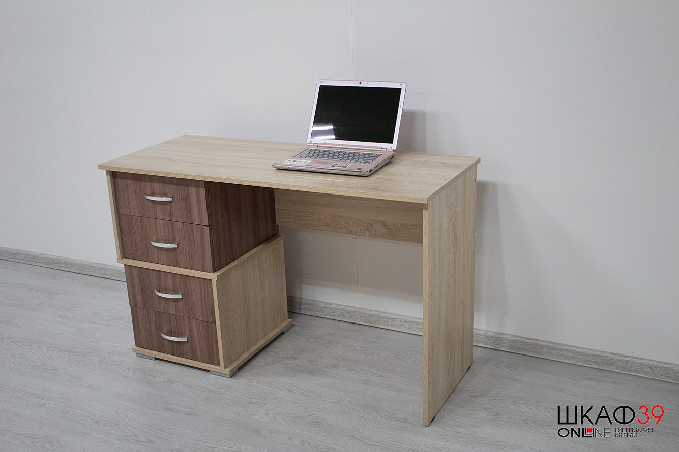 Стол письменный Сити-2, ясень шимо