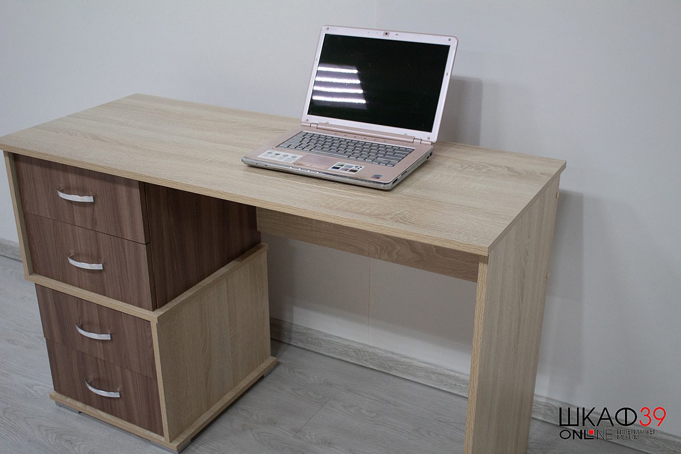 Стол письменный Сити-2, ясень шимо