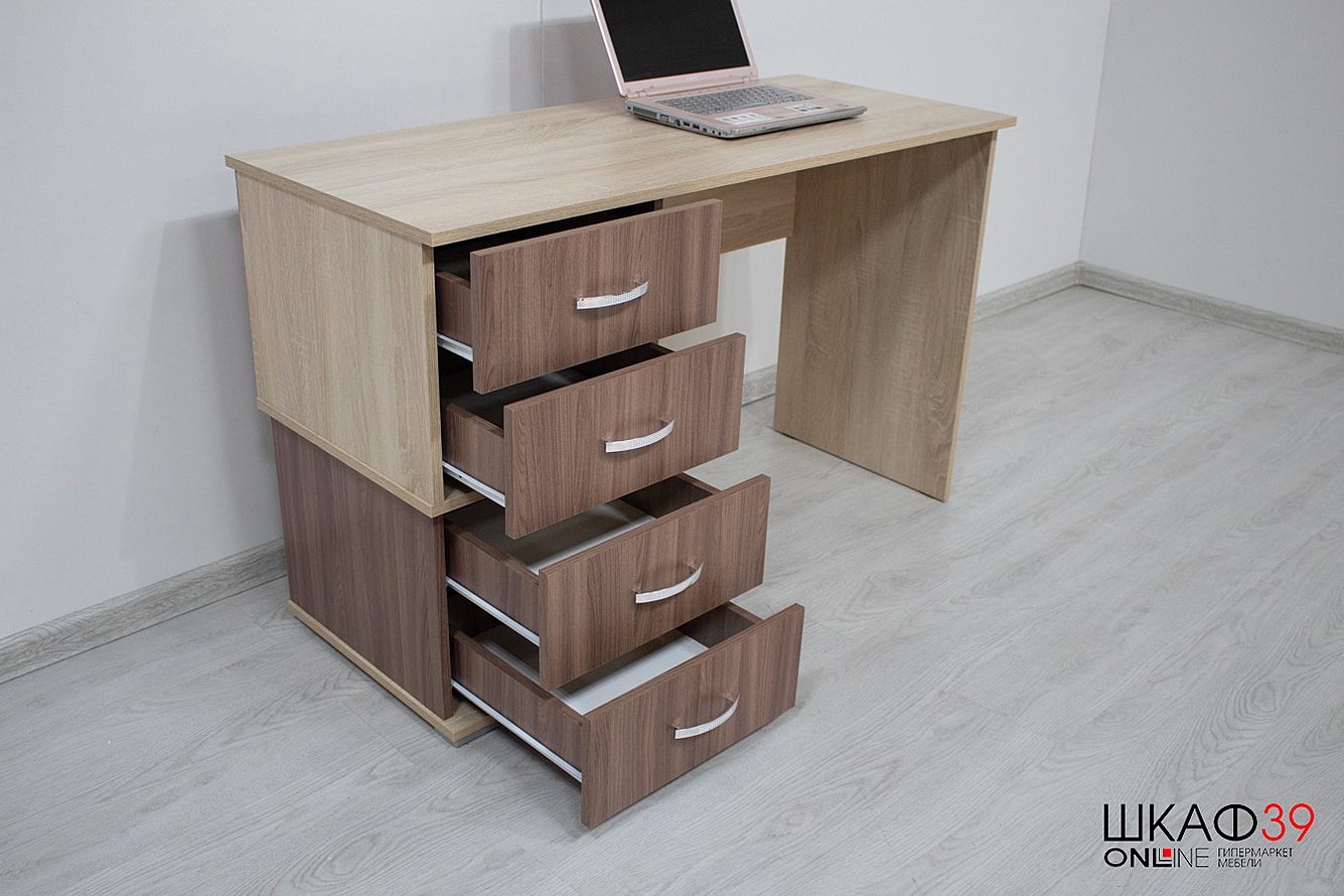 Стол письменный Сити-2, ясень шимо