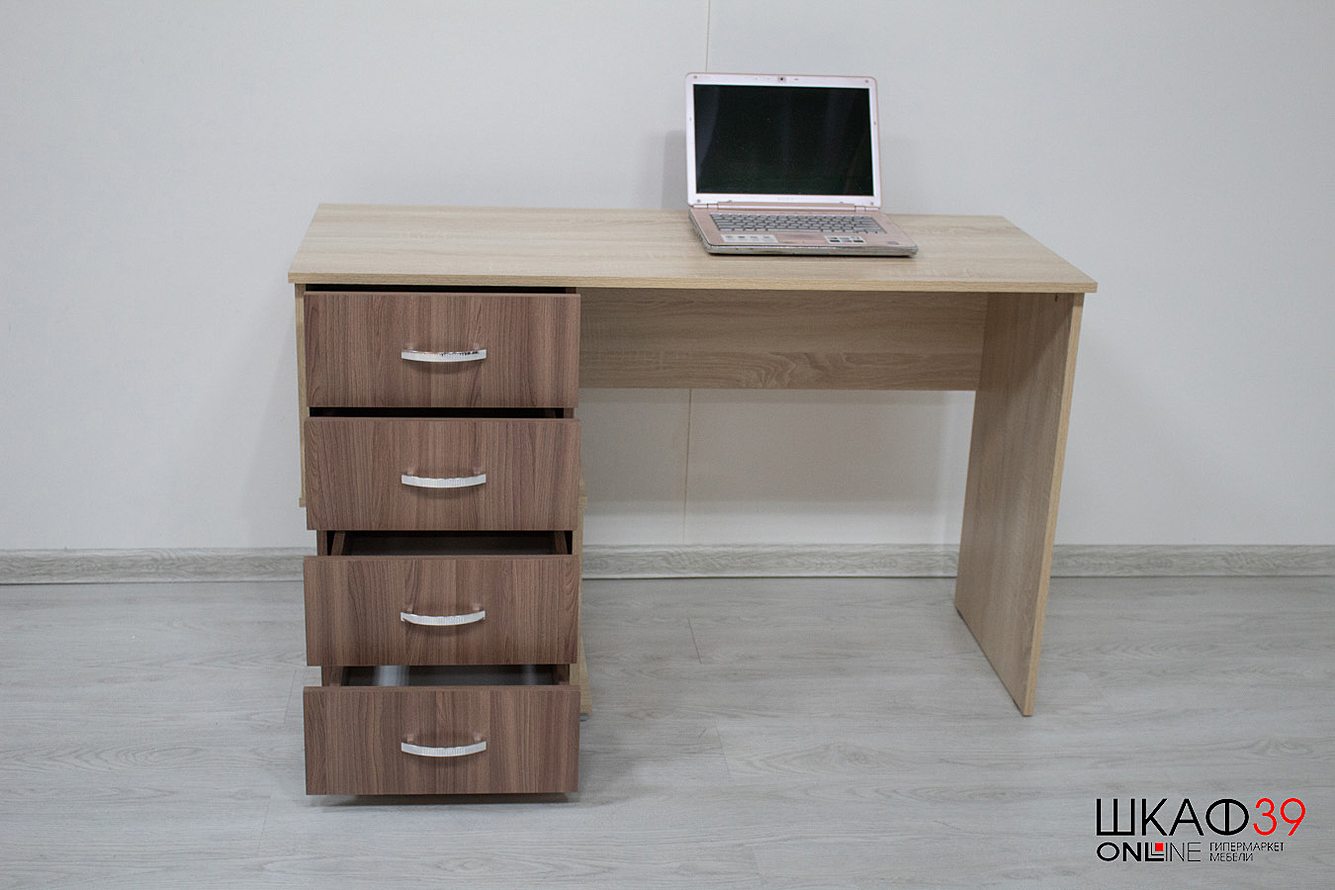 Стол письменный Сити-2, ясень шимо