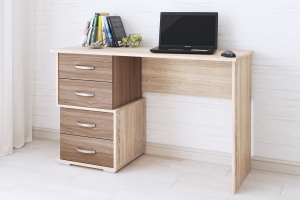 Стол письменный Сити-2, ясень шимо