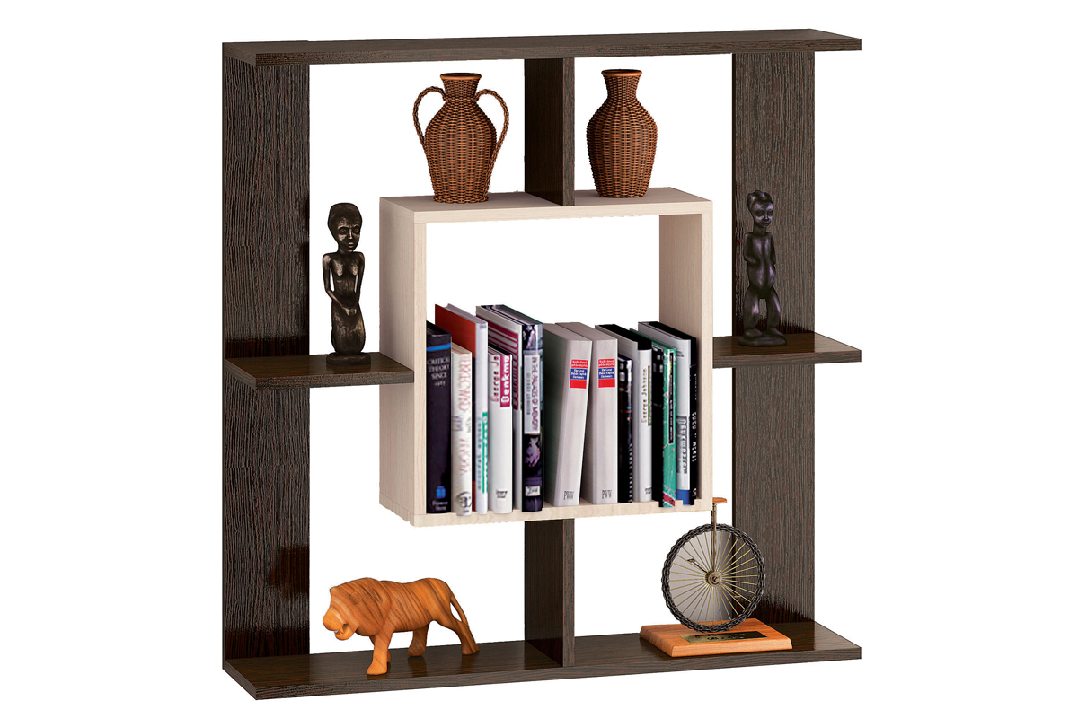 Полка навесная ПН-1, венге/дуб молочный