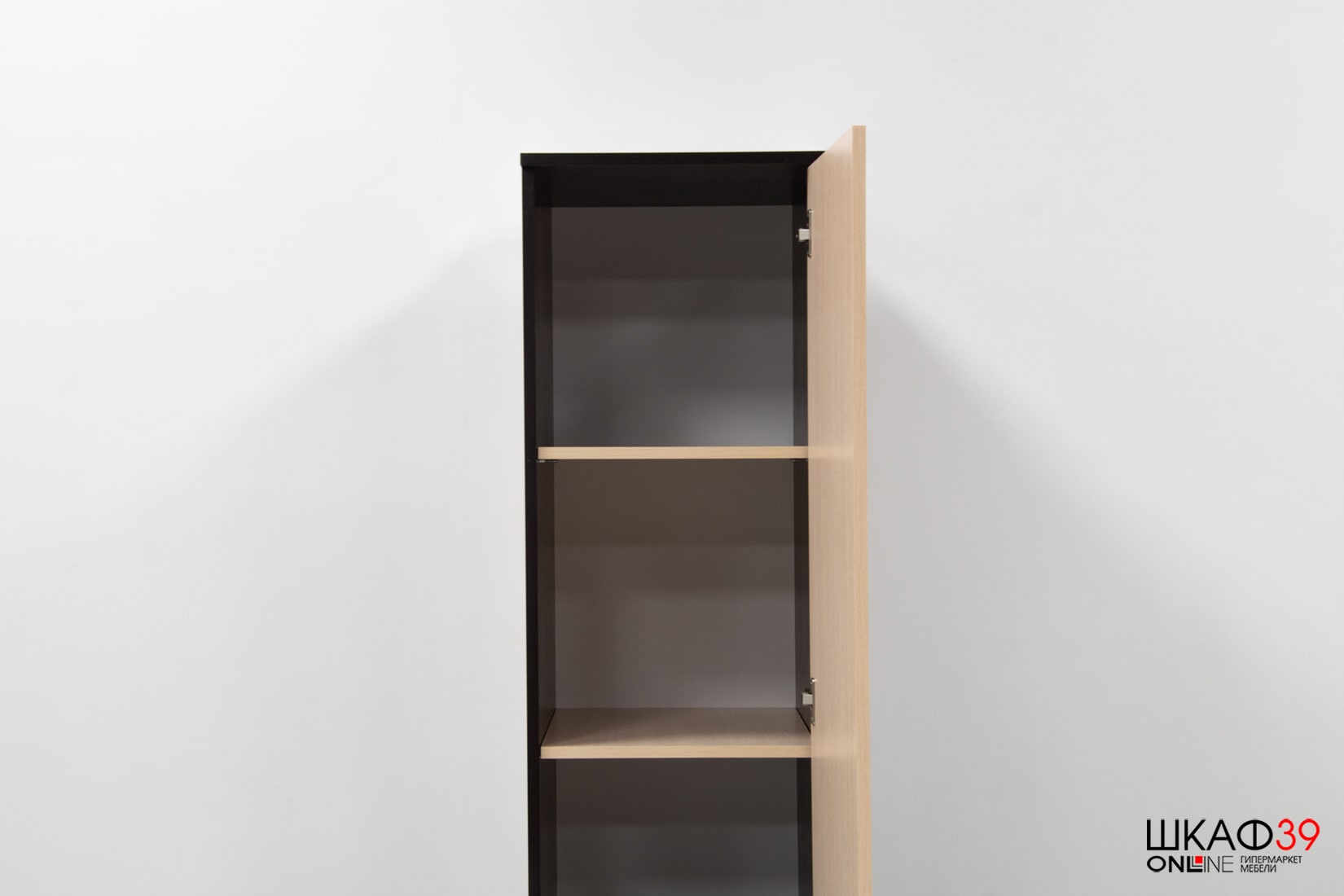 Пенал Лагуна 40 см, венге/дуб молочный