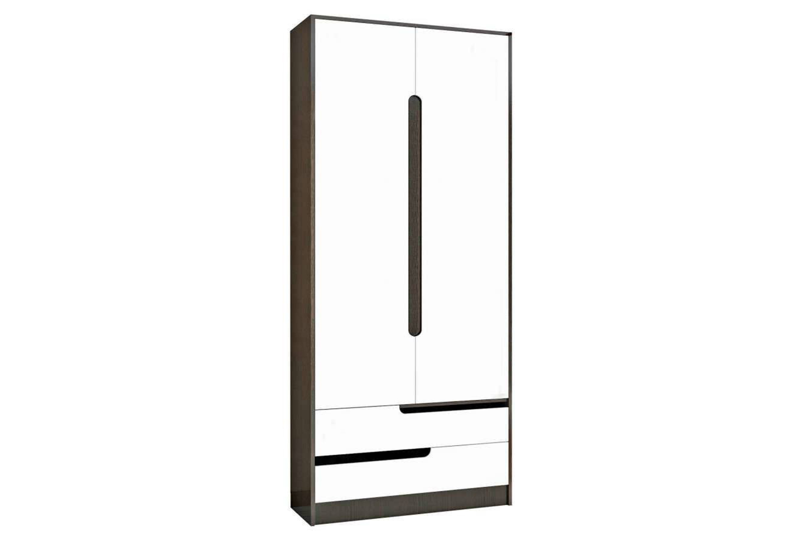 Гавана Шкаф 2-ств.(Акрил белый)