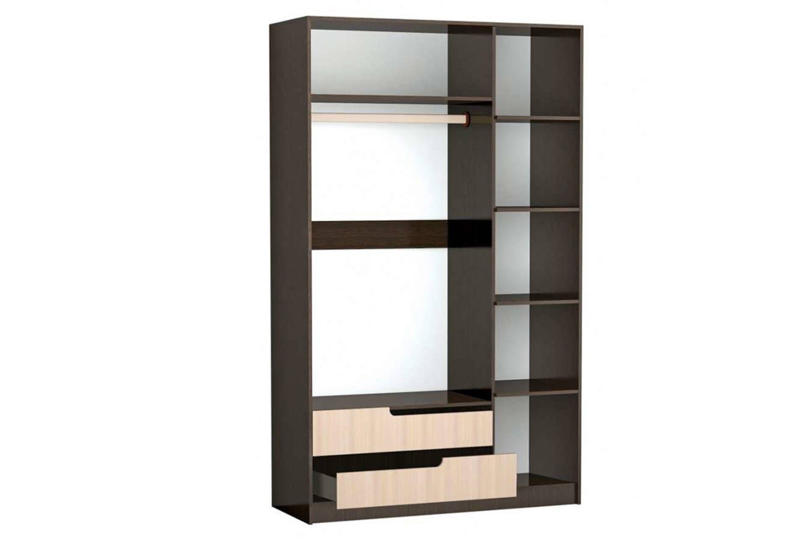 Гавана Шкаф 3-ств. (Акрил белый)