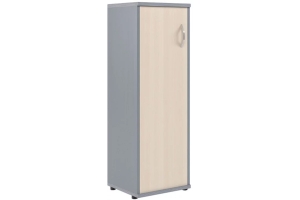 IMAGO СУ-2 (R) Шкаф колонка с глухой дверью Клен/металлик 406х365х1200