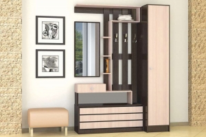 Ямайка прихожая комплект с пеналом (венге/дуб молочный)