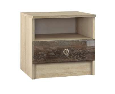 Тумба прикроватная Мадлен, дуб шале мореный