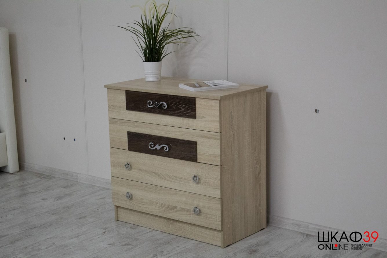 Комод современный Мадлен, Дуб шале мореный